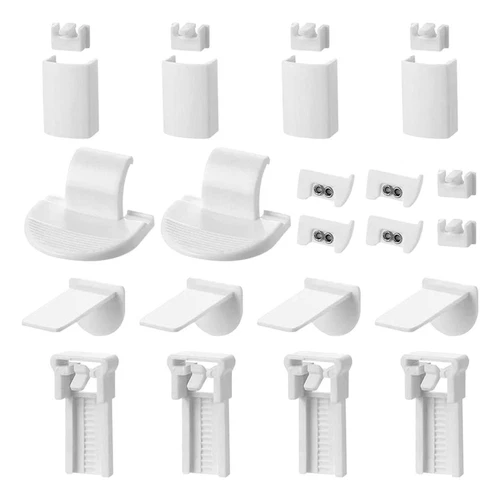 Plissee Ersatzteile Set Klemmträger Zubehör Klemmfix Halterung Ohne Bohren DE - Bild 8 von 9