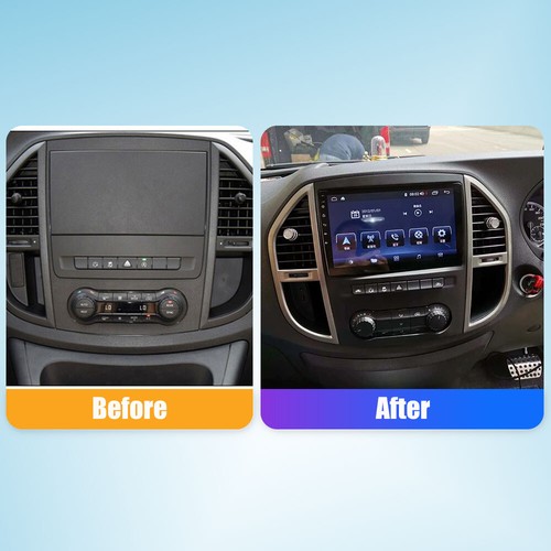 For Benz Vito 2016 Carplay Android Car Stereo Radio GPS Navi WiFi 2+64G - Picture 2 of 16