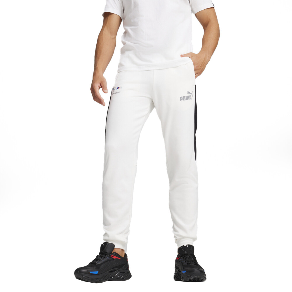 Puma BMW MMS MT7 Plus Mens White Athletic Sweatpants 62413802