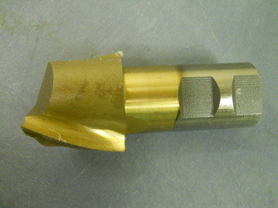Hertel 1-7/8'' x 1-1/4'' x 1-5/8'' x 4-1/8'' HSS TiN 2FL Square End Mill #41116559