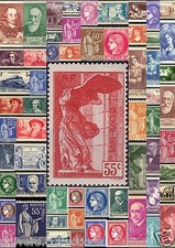 Timbres 1937 à 1938.   Du N°334 au N°418