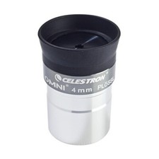 Celestron 1.25" 4mm Focal Length Omni Eyepieces for Astronomical Telescopes
