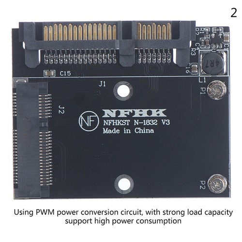 Half height MSATA Mini Pcie SSD To 2.5'' SATA3 6.0gps Adapter Converter Card _wa - Photo 15/15