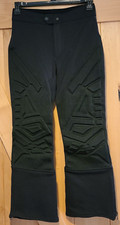 Vintage Men's Size 30 Skitique Black Embossed Ski Pants Wool Blend Italy