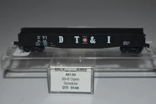 N Scale MTL 46140 Detroit Toledo & Ironton 50' Gondola 9148 C48663