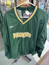Vintage Green Bay Packers Champion NFL Pro Line Pullover Windbreaker Jacket XL