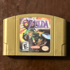 The Legend of Zelda Majora's Mask (Nintendo 64 N64) Gold Game Pak E 2000
