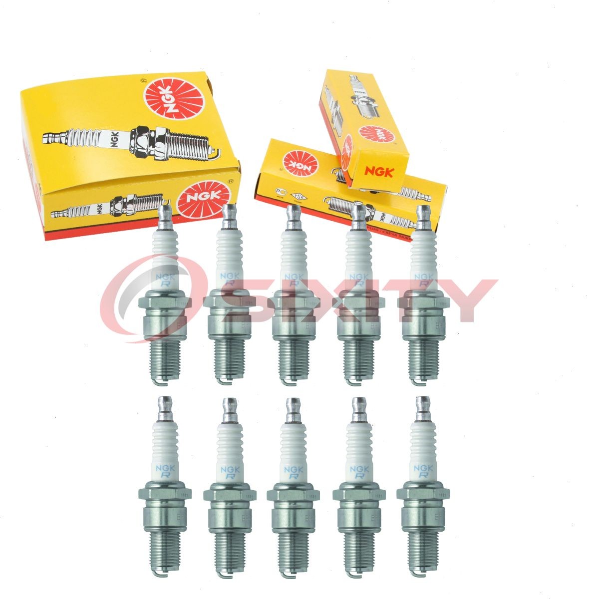 10 pc NGK 92990 BR7ES BLYB Standard Spark Plugs for XST4055DP XST4055 WR5CC zv
