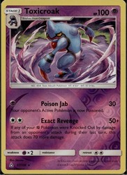 Toxicroak 57/156 Reverse Holo Rare SM Ultra Prism