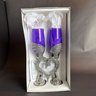 Fellowship Foundry Pewter Goblet Set Heart Purple Dragon