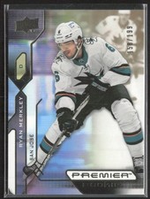 2021-22 UD Premier Ryan Merkley 137 Base Gold 158/199 RC