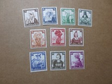 DR Jahrgang 1935 Deutsches Reich Nothilfe Trachten MiNr 588-597 postfrisch kplt.