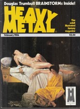 HEAVY METAL 2 1984 Douglas Trumbull; Moebius; Crepax; Browne; Font; Enos ++