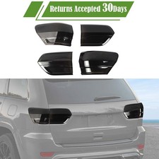For Jeep Grand Cherokee 2014-2021 Smoked Taillight Lamp Cover Rear Guard Trim