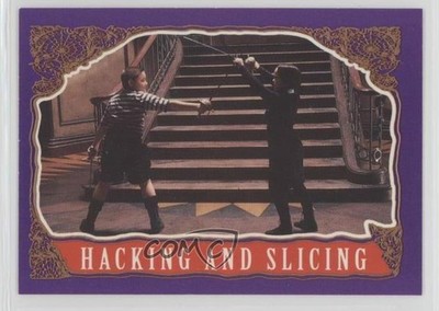 1991 Topps The Addams Family Hacking and Slicing #56 ls8