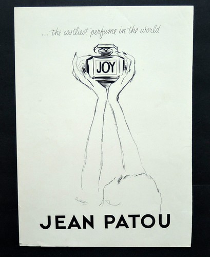 Vintage 1953 JEAN PATOU JOY PERFUME  Magazine Ad