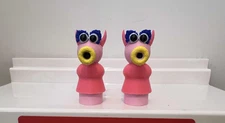 Vintage Style 3D printed Little People Figure - Pair of Muppet Snowths