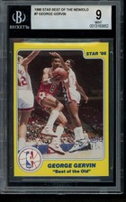 1986 Star Best of the Old #7 George Gervin BGS 9 MINT