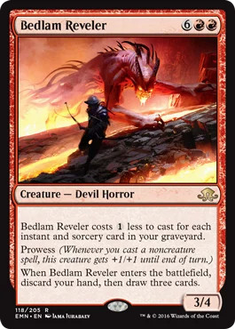 Magic MTG - Bedlam Reveler - The Hermetic Moon - MINT/NMINT - EN - FOIL