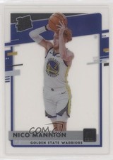 2020-21 Panini Clearly Donruss Rated Rookie Nico Mannion #68 0nr3