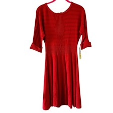 NWT Eliza J Red Knit Dress Careerwear Professional Date Night