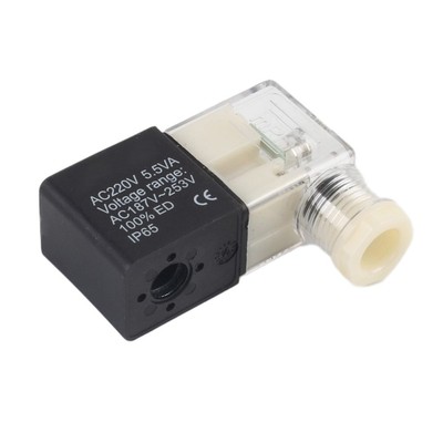 220V Air Pump Solenoid Valve Mute Poweroff Vent Exhaust for Compressor
