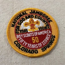 Boy Scouts 1960 National Jamboree Patch Colorado Springs Single Patch