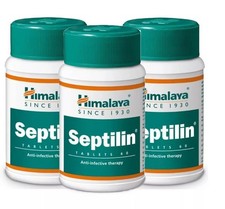 3 x Himalaya Septilin Tablets 60 tabs Each  Herbal Ayurvedic Improve Immunity