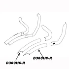 V&H Big Radius 2-2 Front & Rear Replacement Muffler Heat Shields D308HC / D309HC