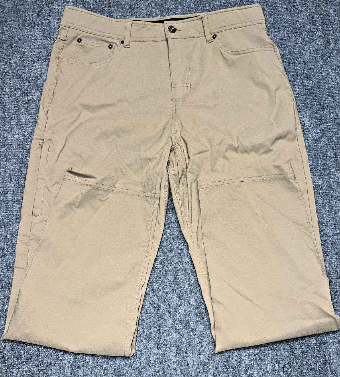 Gerry Outdoor Pants Men 34x29 Khaki Nylon Spandex Hiking Softshell Winter