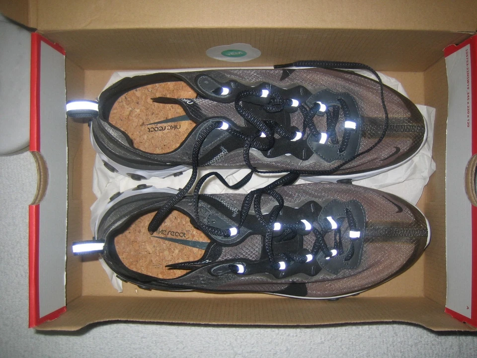 Nike React Element 87 Anthracite w New Box US Size 11.5 AQ1090-001 Unused Cond - Image 2 of 4