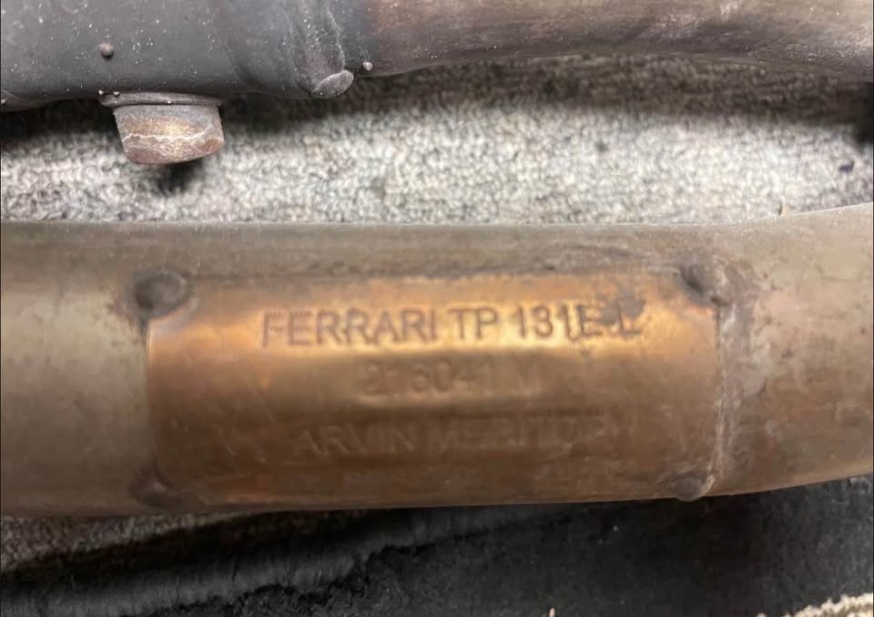 Ferrari F430 2006 Left Catalytic converter P/N 216242