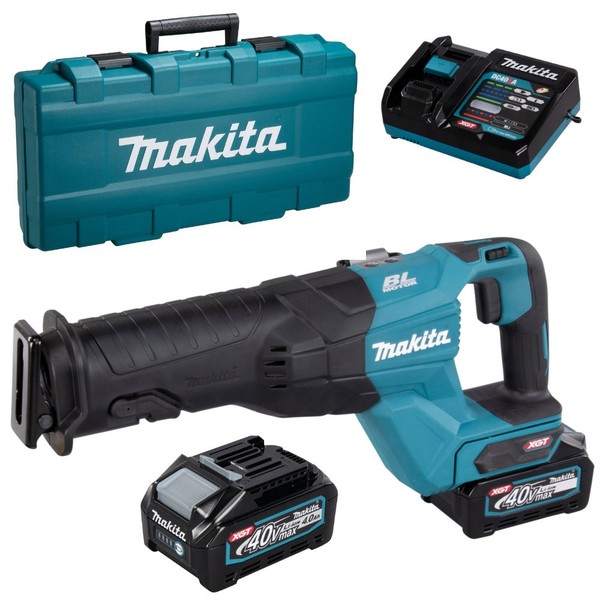 Makita Akku-ReciprosäGe 40V Mit 2X 4,0 Ah Akkus + Lader Im Transportkoffer-image