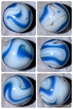 vintage West Virginia Opaque Swirl Marble