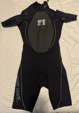 BODY GLOVE Wet Suit Short Sleeve Surfboard Surfing Black Sz M - Free Shipping