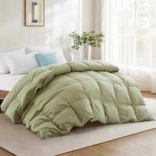 All Season Goose Feather Comforter w/ Cotton ...