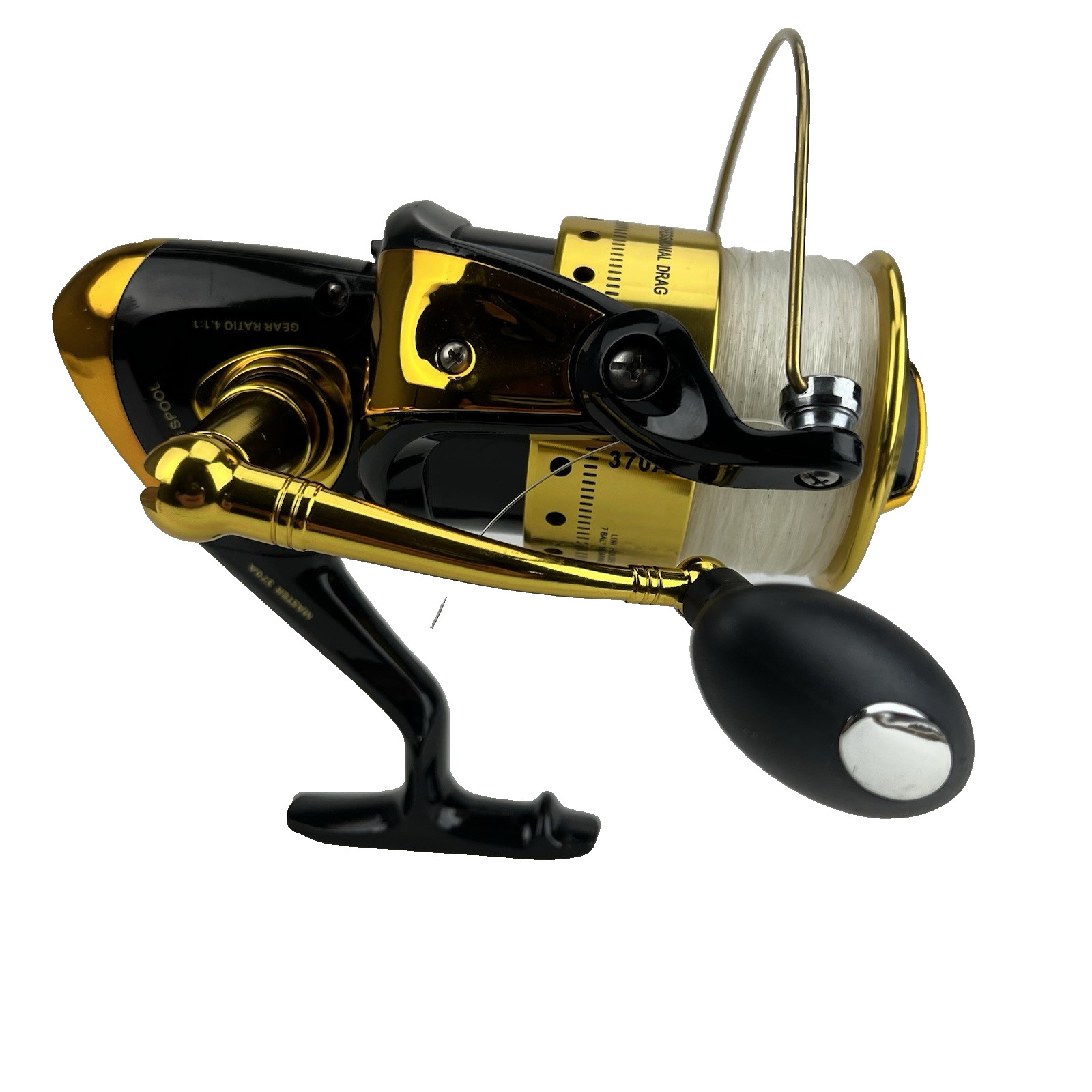 Master Pro Tournament 370A Large Spinning Surf Fishing Reel - Mint/Unused