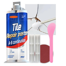 Shower Tray Repair Kit, Bath Repair Kit White, Ceramic Tile Repair Kit, Bathtub