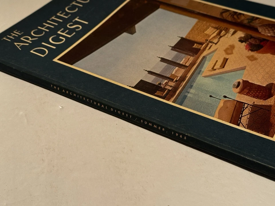 THE ARCHITECTURAL DIGEST Magazine Summer 1965 XXII vintage MCM house Design - Image 2 of 4