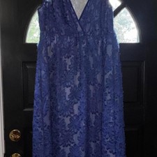 NWOT! Blue formal dress size xxl