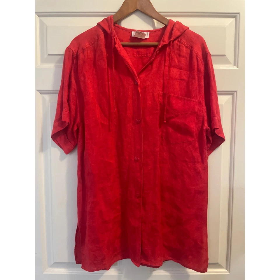 Vestido de baño vintage VALENTINO con capucha 100 % lino talla 6 pequeño S Foto 2 de 4