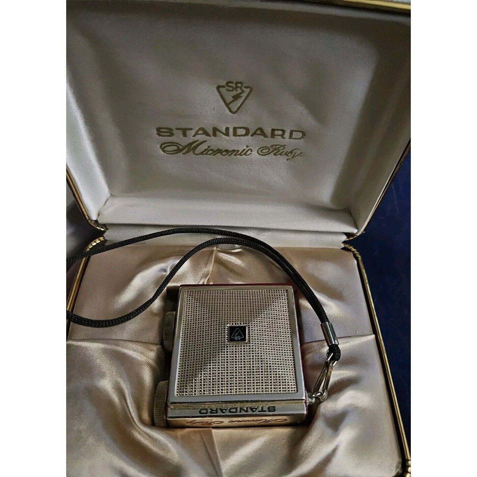 Rare 1962 Standard Micronic Ruby 7 Mini Transistor Radio SR-G430 In Original Box