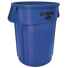 Rubbermaid Commercial Fg264360blue Brute 44 Gal Round Heavy Duty Plastic Can,