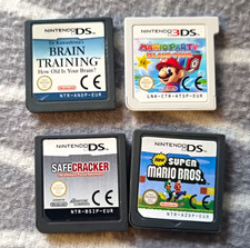Nintendo 3DS And DS Mario Game Bundle - Smash Bros, Mario Party, Safe Cracker