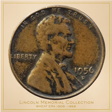 1956 D Lincoln Wheat Penny Vintage Wheat Cent - Rare Patina Error 1956 D Lincoln Wheat Penny Vintage Wheat Cent - Rare Patina Error