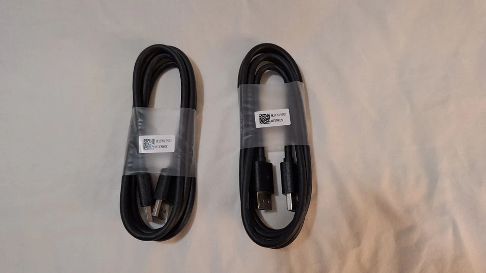 DisplayPort 1.4 cable, pack of 2, 1.8 Meter, male to male connector, Dell, new - Image 2 of 3