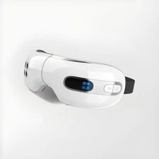 Eye Massager with Heat and Vibration Compression Rechargeable Bluetooth Gifts，g