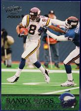 2000 Pacific Randy Moss #209 Minnesota Vikings HOF WR (3)