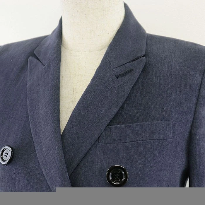 Giacca Gucci sartoriale doppiopetto lino 100% lino floreale dal Giappone