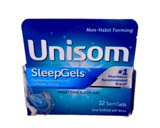 Unisom SleepGels Nighttime Sleep Aid - 32 Softgels